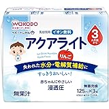 和光堂 ベビーのじかん アクアライト りんご 125ml×48本 [3か月頃から] (125ml×3本パック×16個)