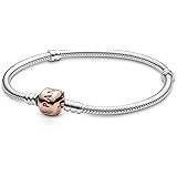 Pandora Jewelry Moments Snake Chain Charm Pandora Rose Bracelet