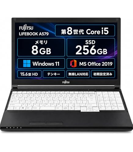 Amazon.co.jp: (Refurbished) Fujitsu Laptop lifebook A579, DVD
