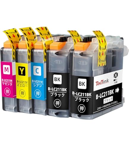 Amazon.co.jp: LC211BK 単品 ブラザープリンター用 互換インク 残量