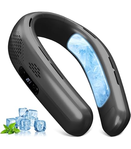 NECK FAN アイスポーセリン冷却 3段階調整 Amazon.co.jp : アイスポーセリンボディクーリング 涼しくできる