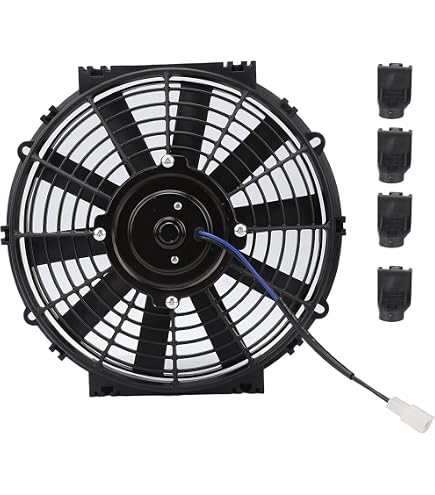 Amazon.co.jp: Derale 10インチトルネード電気冷却ファン、650CFM、長