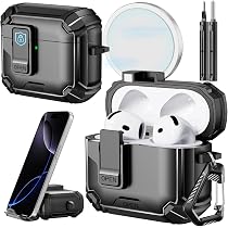 Amazon | Inesore for Airpods4 ケース 磁気自動ロック (2024