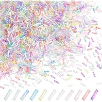 Amazon | PH PandaHall 約1760個 竹ビーズ シードビーズ 11色 筒状 