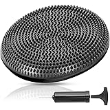 【Amazon.co.jp限定】 プリマソーレ(Primasole) バランスディスク 空気入れ付き ピンク コバルトブルー グレー 直径33cm 耐荷重250kg 体幹トレーニングクッション