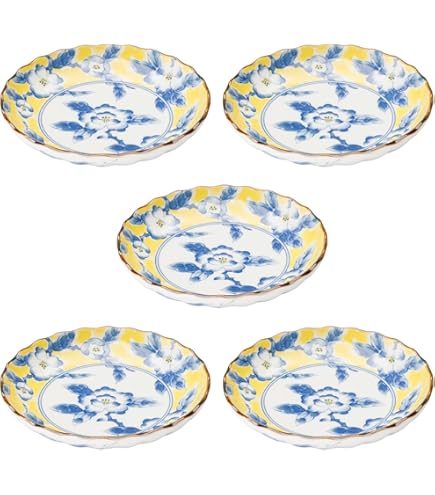 Amazon.co.jp: 有田焼 CtoC JAPAN お皿 セット(16cm皿5枚セット) 02