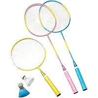 Kaiser(カイザー) わくわく 親子 バドミントン セット KW-593 ラケット シャトル ケース付 レジャー ファミリースポーツ