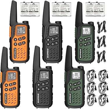 ❤6台セット❣免許不要＆総務省技術基準適合で安心安全♪❤トランシーバー ❤総務省技術基準適合❣免許・資格不要で初心者でもすぐに使える