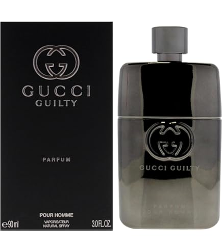 Gucci Eau de Toilette Spray for Men, Guilty Black Pour Homme, 1.6