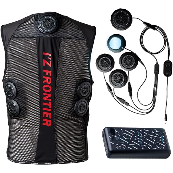 アイズフロンティア 2025年 春夏 冷却 ペルチェ 5個タイプウェア 1075 I'Z FRONTIER アイズフロンティア 冷却ペルチェベスト 5個タイプ