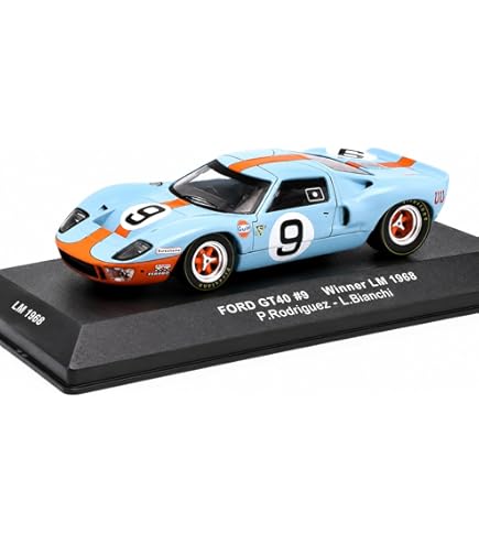 Amazon | イクソ(IXO) ミニカー 1/43 フォード GT40 ガルフ 1969