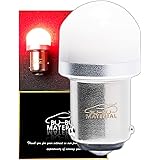 ぶーぶーマテリアル S25 ダブル LED レッド ムラなく光る ブレーキランプ ストップランプ 12V 定電流回路 2個