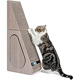 PAWZ Road 猫 爪研ぎ 段ボール 縦型 折りたたみ 爪研ぎダンボール 大型猫 猫スクラッチ 分離可能 変形可能 省スペース 運動不足改善 ガリガリウォール 高密度 - 高さ71cm