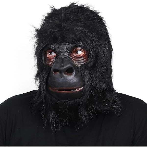 Zagone Studios Gorilla-Maske Aus Latex – Realistische Tier-Maske Für Kostüme & Parties