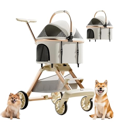 Amazon.co.jp: カインズ(CAINZ) 電車に乗せられるペットカート グレー