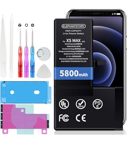 iPhone XS Max / バッテリー77% / 美品 Amazon | DIGIFORCE for iPhone Xs Max バッテリー 互換 交換