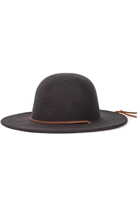 Tiller Wide Brim Felt Fedora Hat 