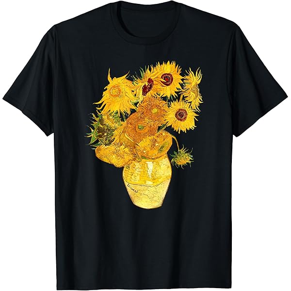 Amazon.co.jp: ゴッホのひまわり アーティスト向け Tシャツ : ファッション