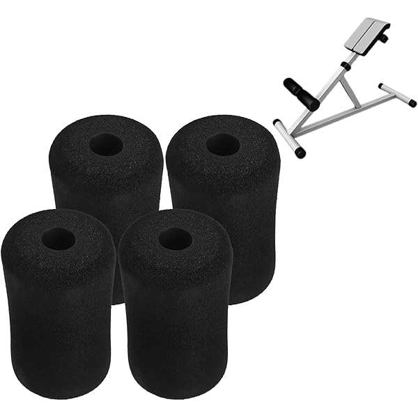 thumbnail image 2 of Fitness Equipment Accessories Foam Foot Pad Rollers For Total Trainer - Pair Of Replacement Pads For Home Gym Equipment Gym Foam Rollers 2 of 12