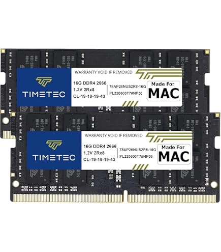 Timetec Elite DDR4 32GB Kit (2 x 16GB) 2666MHz (DDR4-2666) PC4