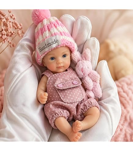 Amazon | MYREBABY 7インチ マイクロ未熟児フルボディシリコンベビー