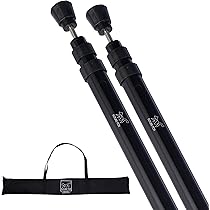  トラバース145 ポール 黒・赤 伸縮可能 Amazon | FUTUREFOX 伸縮ポール キャンプ タープポール テント