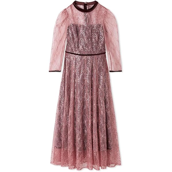 Amazon.co.jp: [FURFUR] パフスリーブレースドレス RWFO225042