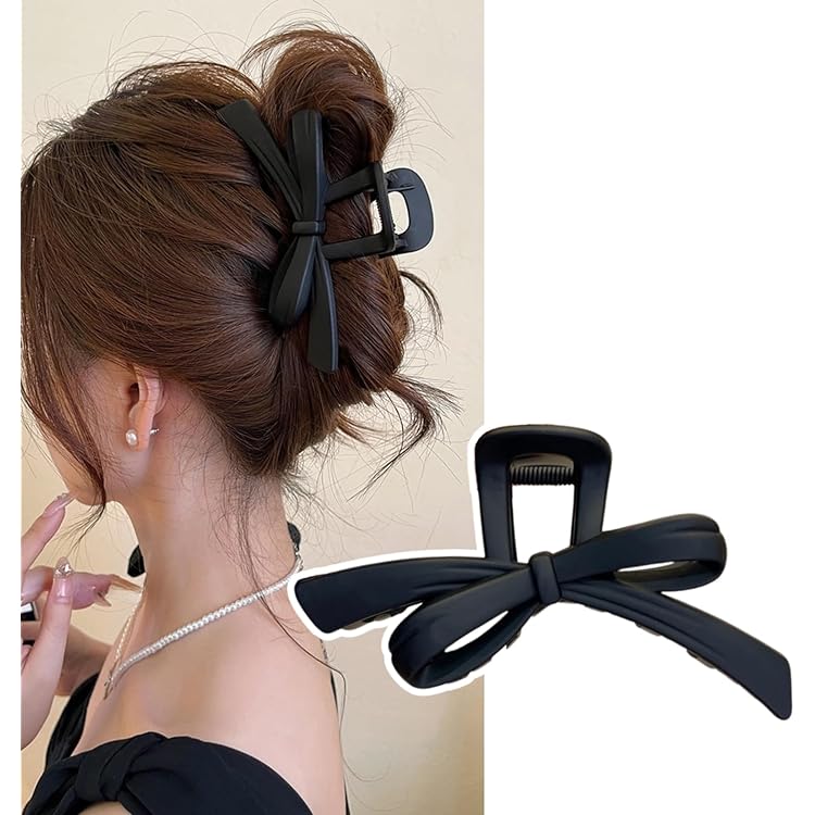 Amazon.co.jp: ヘアクリップ 大きめ バンスクリップ へあくりっぷ 上品