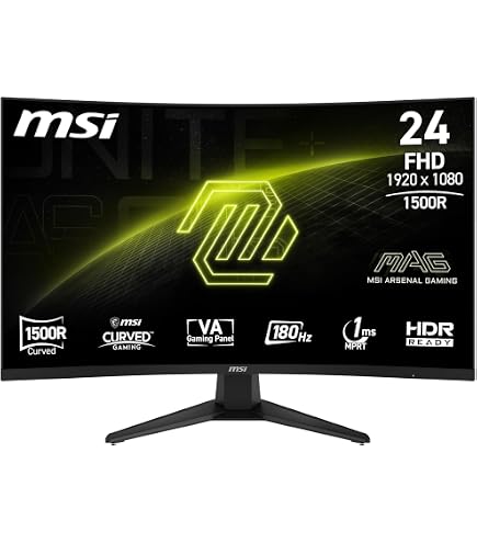 Amazon.co.jp: MSI MAG 244C 24インチ 1920 x 1080 (FHD) ゲーミング