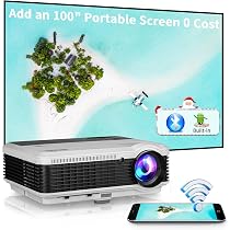 Movie Projector with Wifi and Bluetooth 