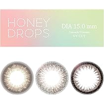 ●【最後の１枚】【訳アリ】Drop of honey １枚 Qoo10] ハニードロップス カラコン（HONEY DROPS）ワンデ