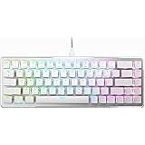 ROCCAT ゲーミングキーボード Vulcan II Mini US ANSI 英語配列 有線 ホワイト/白 オプティカル リニア ミニ(65%) RGB Windows 7以降 【日本正規代理店品】