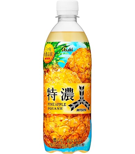 Amazon.co.jp: 三ツ矢 特濃アップルスカッシュ 500ml×24本[サイダー