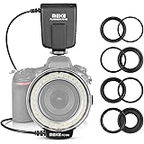 優良Meike製 Macro RING LED マクロリングライト LEDストロボ 常時点灯/瞬間発光両方可能 接写撮影に FC100 ニコン用