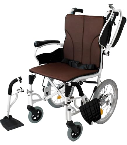 Amazon | ケアテックジャパン 介助式 アルミ製 車椅子 CA-42SU