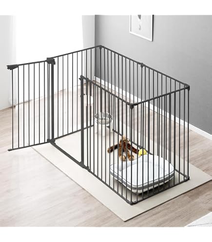 Amazon | タンスのゲン ペットサークル 6枚セット 高さ100cm バリア