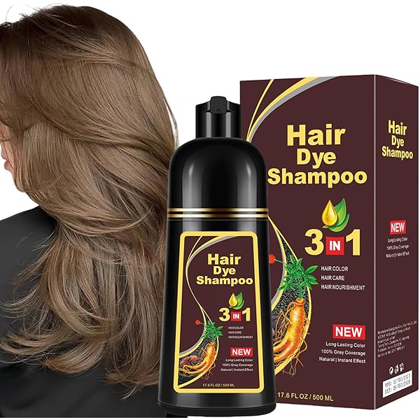 Amazon | 10分ハーバルヘアダークニングシャンプー、ブラック