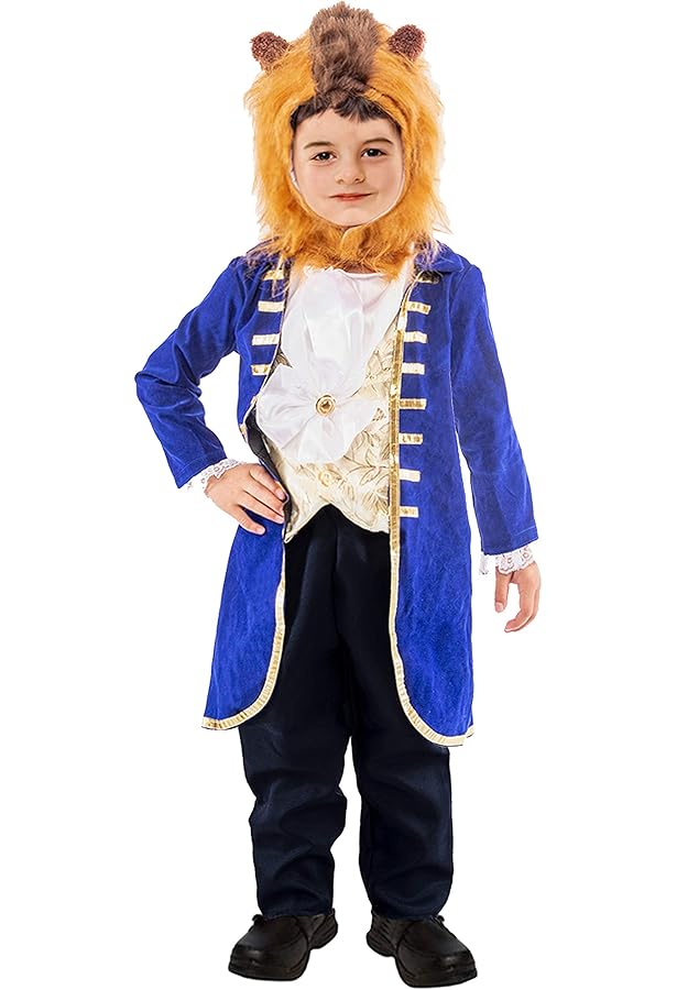 Amazon.co.jp: [SCLYX] 美女と野獣 野獣コスプレ衣装3点セット キッズ