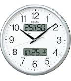 Amazon.co.jp: セイコー クロック 掛け時計 オフィスタイプ 電波