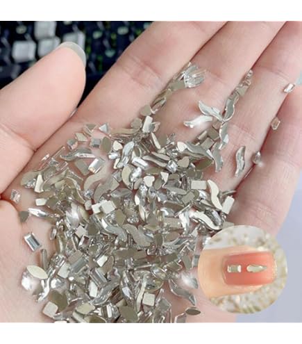 Amazon.co.jp: ネイル パーツ セット 54 台座付き ストーン ミックス