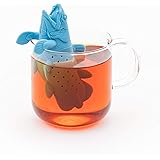 カロラータ アニマル 茶こし (シーラカンス) シリコン 動物 ティーストレーナー [食洗機可能] ティーインフューザー 約4×11.2×5.7cm