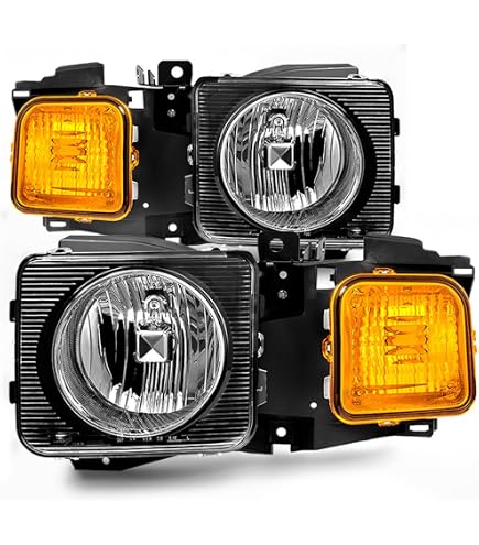 Amazon | AKKON - 2006-2010 ハマー H3 SUV ブラックベゼル フルLED