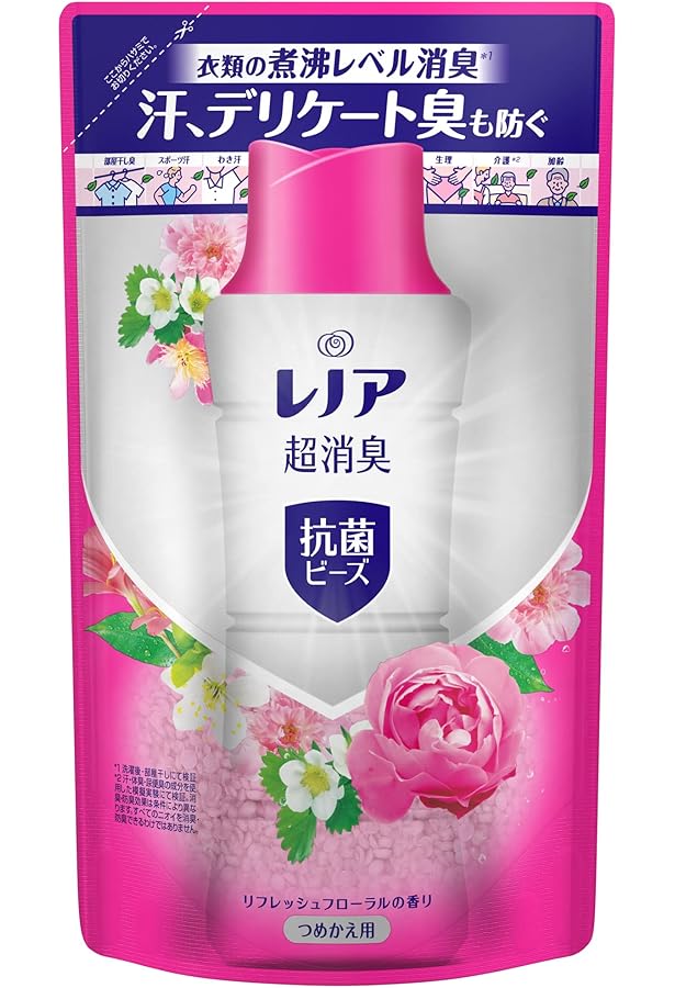 完売　廃盤　レノア　超消臭　抗菌　ビーズ　消臭剤　防カビ　リフレッシュフローラル 412FbxROkJL.jpg