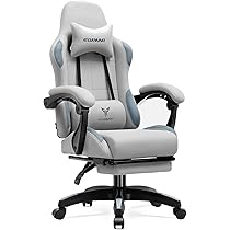 グレー品切れ！早い者勝ち！フルフラット ゲーミングチェア  デスクチェア Amazon.co.jp: LUCKRACER ゲーミングチェア ファブリック 人間