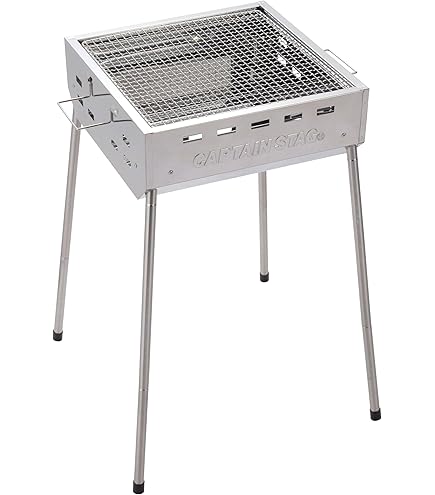 バーベキューコンロ◆アーガスV型◆串付き◆CAPTAIN STAG 楽天市場】バーベキューコンロ アーガス V型 グリル グリーン 鉄板付き
