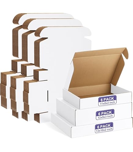 Eupako 18 Pack Small Shipping Boxes Assorted Sizes, Zimbabwe - View #5