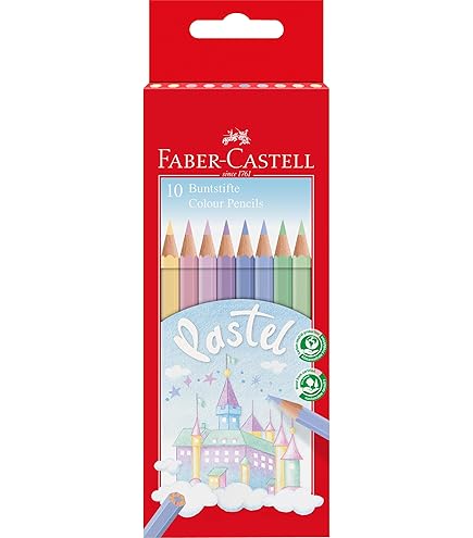 Amazon | Faber-Castell 色鉛筆 スーパーソフト エコペンシル 50色