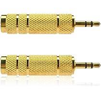 Amazon | 3.5mm 6.5mm 変換アダプタ オーディオケーブル ステレオミニ