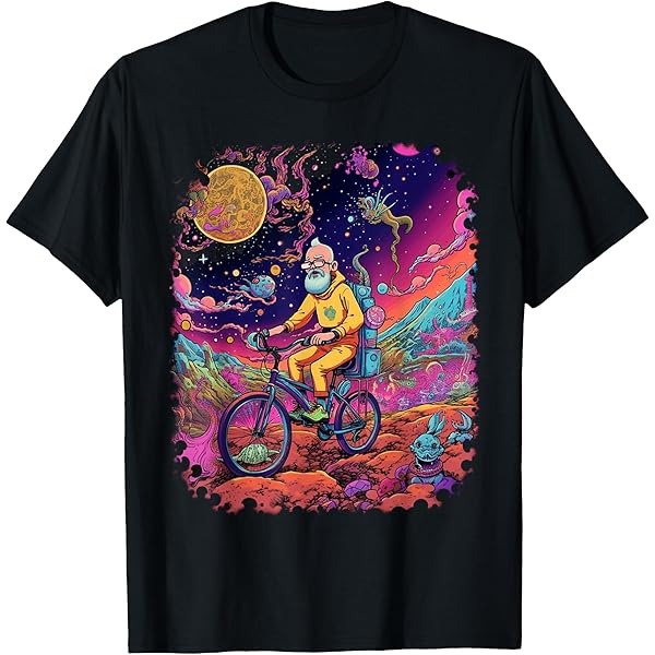 サイケデリック　シャツ Amazon | 自転車デイホフマントリップ サイケデリックコミック