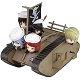ぺあどっと ガールズ&パンツァー最終章 Mk.IV戦車 エンディングVer. サメさんチームフィギュア5体付 塗装済み完成品 PD83
